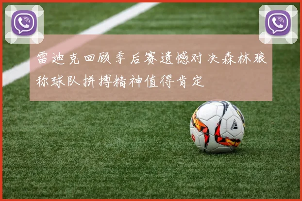 雷迪克回顾季后赛遗憾对决森林狼称球队拼搏精神值得肯定