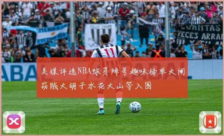 美媒评选NBA球员绰号趣味榜单大闸窃贼大胡子水花大山等入围